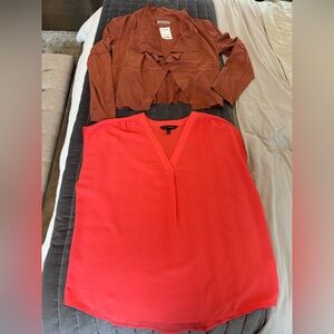 Set of jacket and shirt banana republic shirt